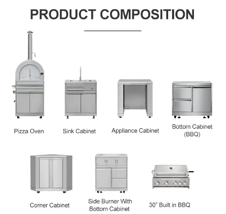 GrillMaster Deluxe Outdoor Kitchen