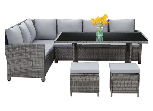 GardenGrove Classic Wicker Lounge Set