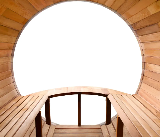 AlpineLux Cedar Barrel Sauna