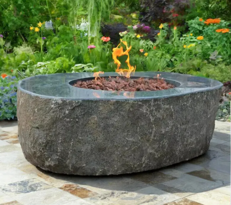 Contemporary Concrete Fire Table