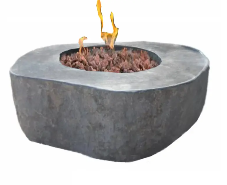 Contemporary Concrete Fire Table